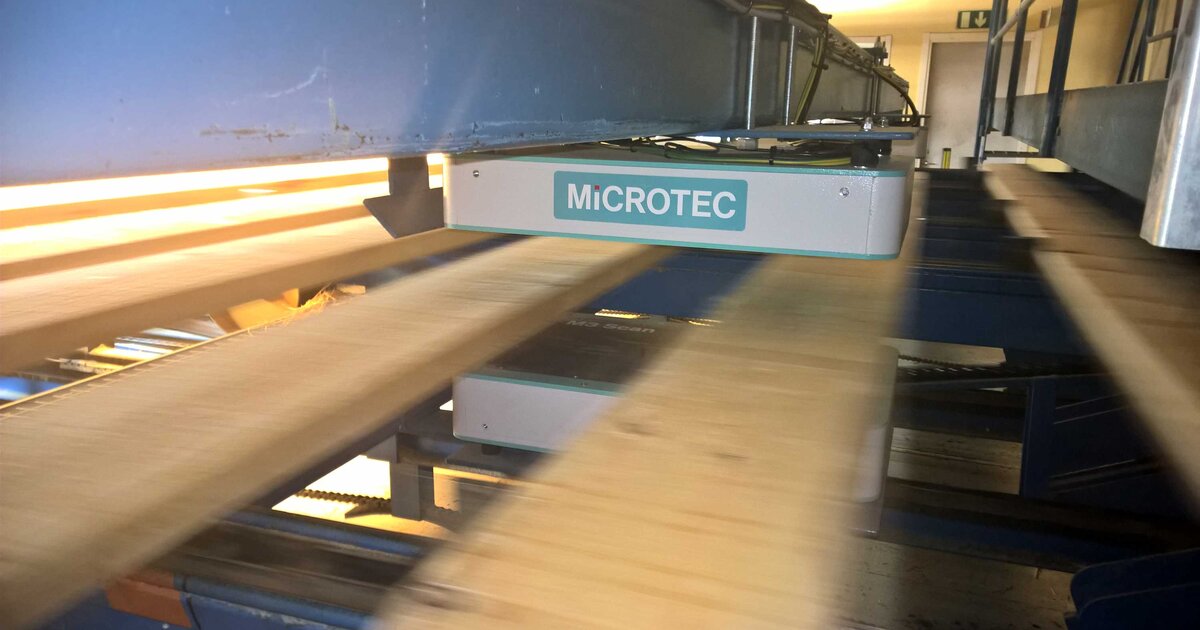MiCROTEC - Norra Timber measures wood moisture according to EU standards